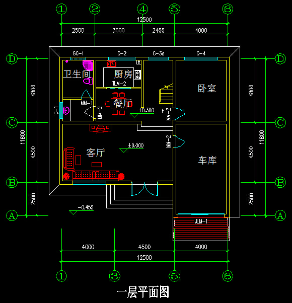 經典小三屋別墅戶型推薦 帶平面圖(圖2) 經典小三屋別墅戶型推薦 帶平面圖(圖2)