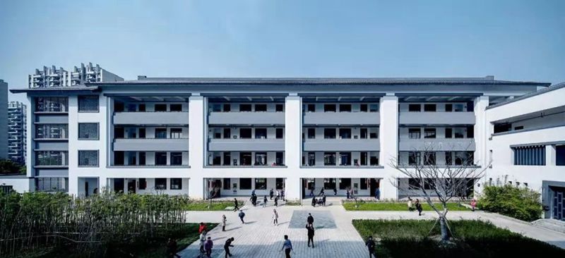 學校該有的樣子,打卡輕鋼網紅基地,“新中式”學校建筑(圖9) 睿婕輕鋼別墅