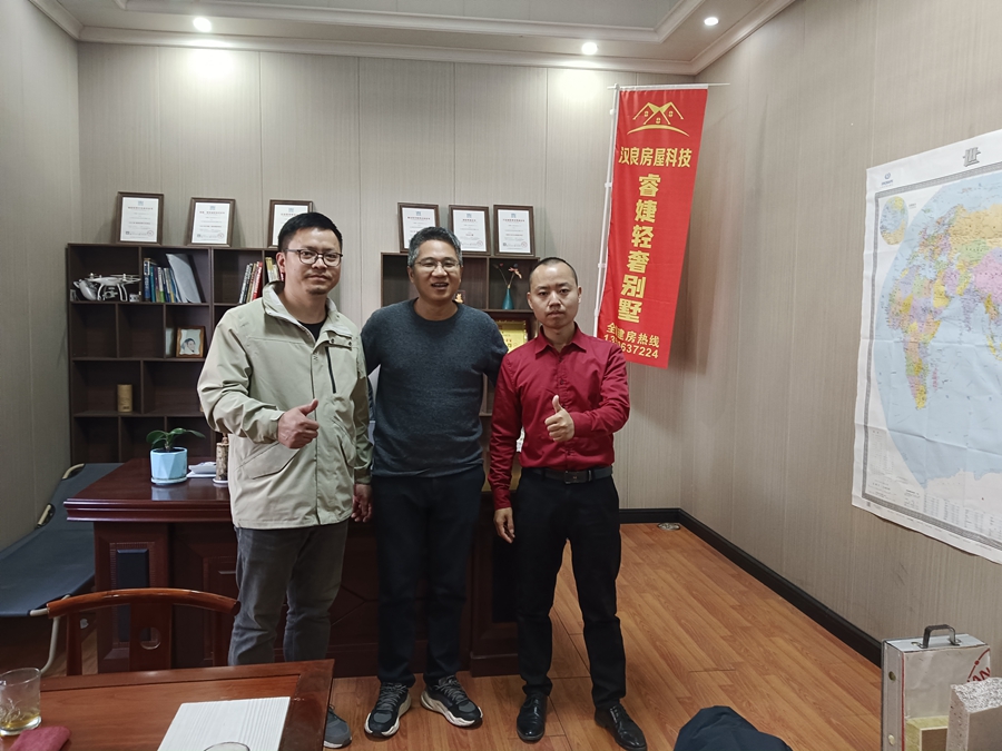 徐總率隊考察,睿婕工廠成為沙特輕鋼別墅項目首選供應(yīng)商!